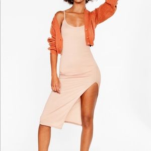 Nasty Gal I Know the Scoop Midi Dress